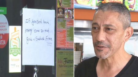 Dono de restaurante oferece sanduíches gratuitos depois de ser ajudado por mendigo