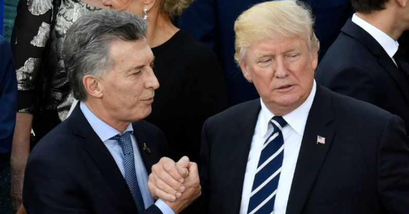 Trump manifesta total apoio a governo argentino: “Confio na liderança do presidente Macri”, afirmou