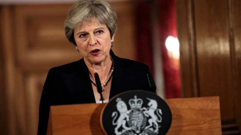 Primeira-ministra do Reino Unido, Theresa May (Jack Taylor/WPA Pool/Getty Images)
