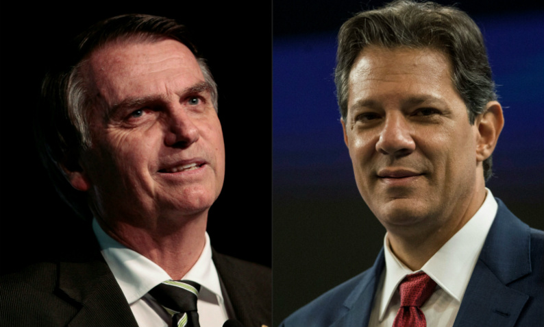 Bolsonaro sobe para 74,5% e Haddad apenas 25,5% no Distrito Federal, segundo Paraná Pesquisas