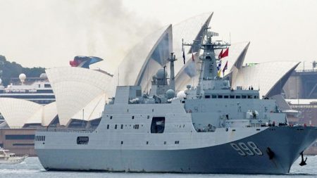 Austrália rastreia navio de guerra chinês rumo aos exercícios militares entre EUA e Austrália