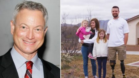 Gary Sinise proporciona lar inteligente à ex-boina verde que perdeu as duas pernas no Afeganistão