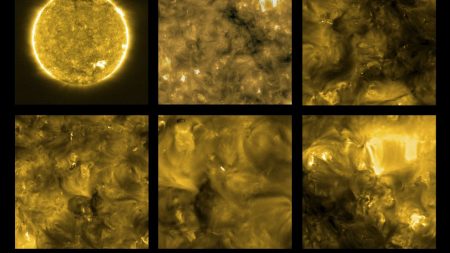 Nasa e Esa divulgam imagens do Sol obtidas pela Solar Orbiter