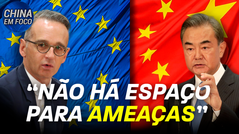 Heiko Maas e Wang Yi