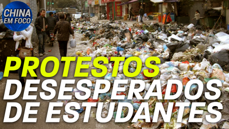 Protestos desesperados de estudantes