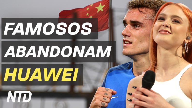 Antoine Griezmann e Zara Larsson cortam laços com a Huawei