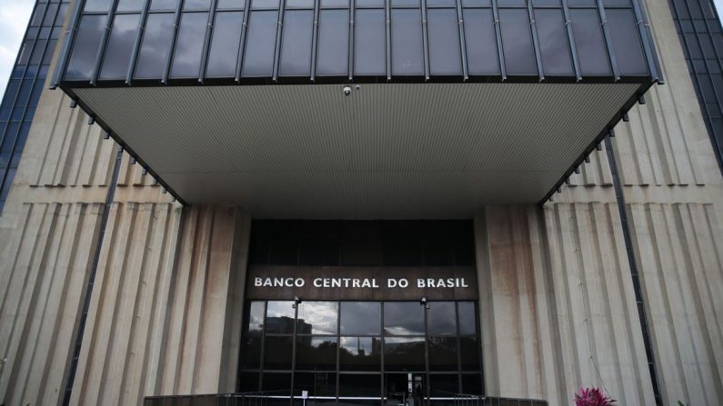 Edifício-sede do Banco Central no Setor Bancário Norte, em lote doado pela Prefeitura de Brasília, em outubro de 1967 (Marcello Casal Jr/Agência Brasil)