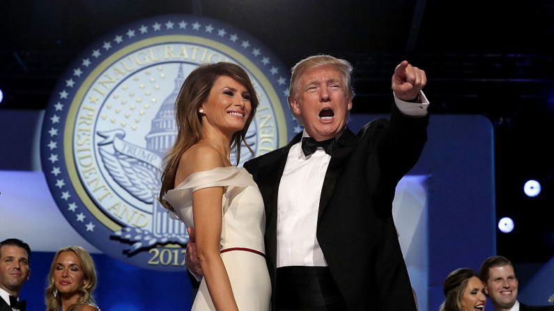 Donald Trump e Melania (Chip Somodevilla/Getty Images)