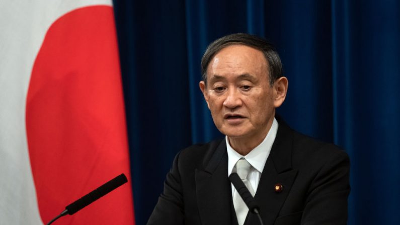 Primeiro-Ministro do Japão Yoshihide Suga (Carl Court/Getty Images)