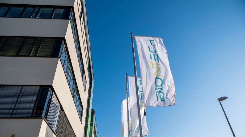 Sede da empresa alemã de imunoterapia BioNTech, em Mainz, Alemanha, em 22 de abril de 2020 (Thomas Lohnes / Getty Images)
