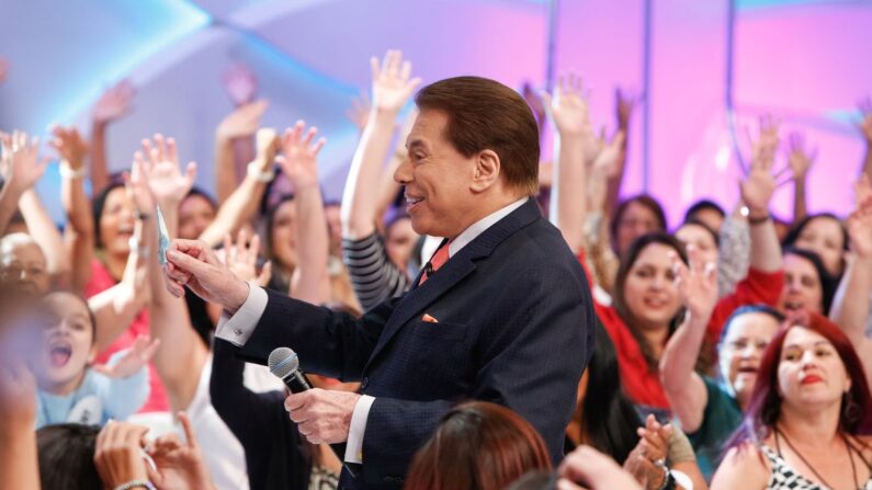 Programa Silvio Santos (São Paulo - SP, 18/01/2018) (Foto: Alan Santos/PR)