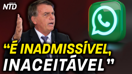 BOLSONARO: EXCEÇÃO P/ BRASIL EM ACORDO ENTRE WHATSAPP E TSE É “INACEITÁVEL”