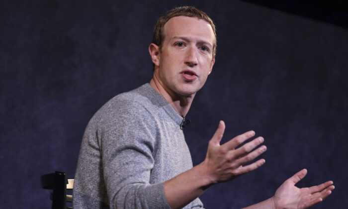 Mark Zuckerberg fala em Nova Iorque em 25 de outubro de 2019 (Drew Angerer/Getty Images)