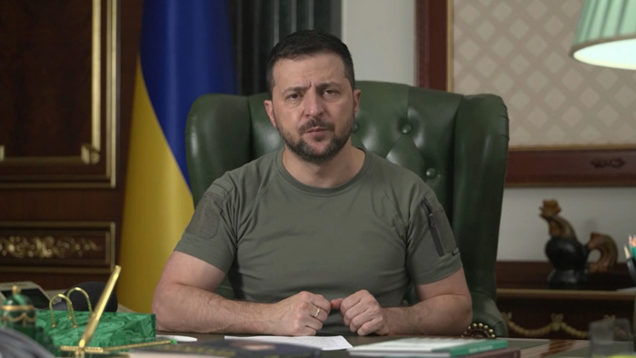 Presidente da Ucrânia, Volodímir Zelenski (EFE/Captura de vídeo)