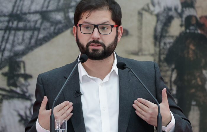 O presidente do Chile, Gabriel Boric, em uma fotografia de arquivo. (EFE/Juan Ignacio Roncoroni)