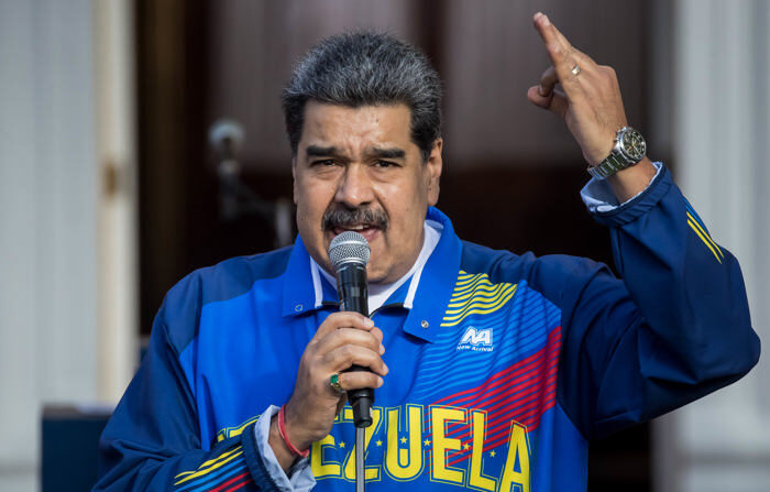Fotografia de arquivo do ditador da Venezuela Nicolás Maduro (EFE/ Miguel Gutiérrez)