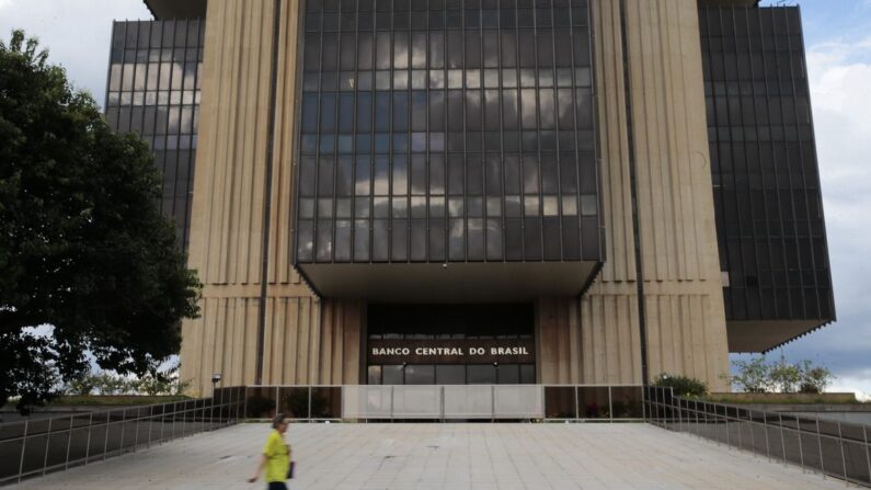 Edifício-sede do Banco Central no Setor Bancário Norte, em lote doado pela Prefeitura de Brasília, em outubro de 1967 (© Marcello Casal JrAgência Brasil)