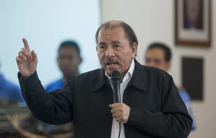 Fotografia do presidente da Nicarágua, Daniel Ortega (EFE/Jorge Torres)