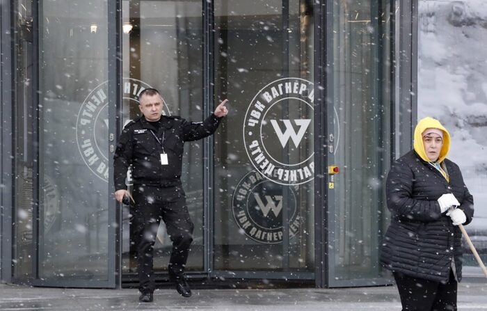 Sede do grupo Wagner em São Petersburgo (Rússia) em 3 de março. (EFE/EPA/ANATOLY MALTSEV)