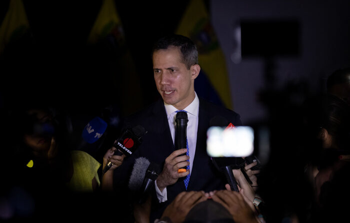 O adversário venezuelano Juan Guaidó, em imagem de arquivo (EFE/Rayner Peña R)