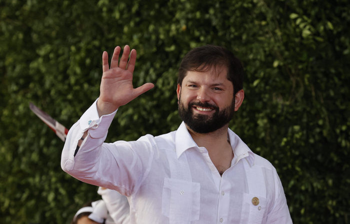 Foto de arquivo do presidente chileno Gabriel Boric. (EFE / Mauricio Dueñas Castañeda)