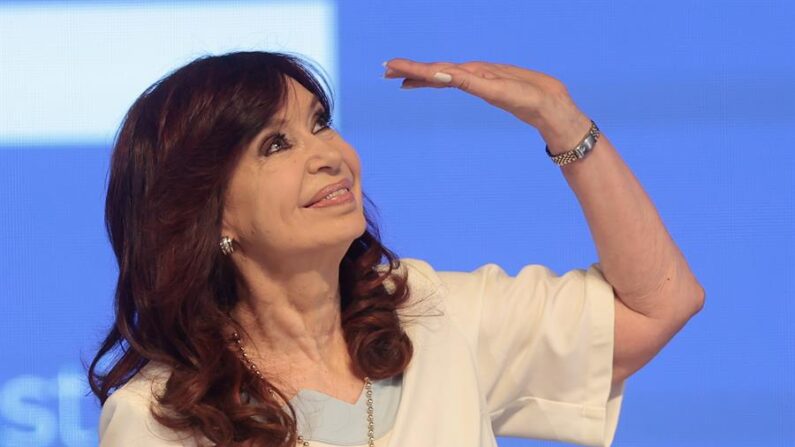 A vice-presidente da Argentina, Cristina Fernandez, em uma foto de arquivo. (EFE/Juan Inácio Roncoroni)