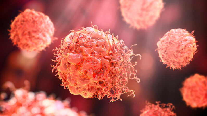Células cancerosas, ilustração científica 3D (Kateryna Kon/Shutterstock)
