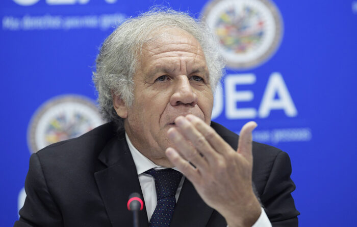 Foto de archivo del Secretario General de la OEA, Luis Almagro. (EFE/Lenin Nolly)