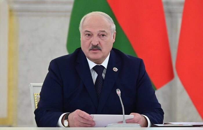 Imagem de arquivo do presidente bielorrusso Alexandr Lukashenko. (EFE/EPA/PAVEL BYRKIN/SPUTNIK/KREMLIN)