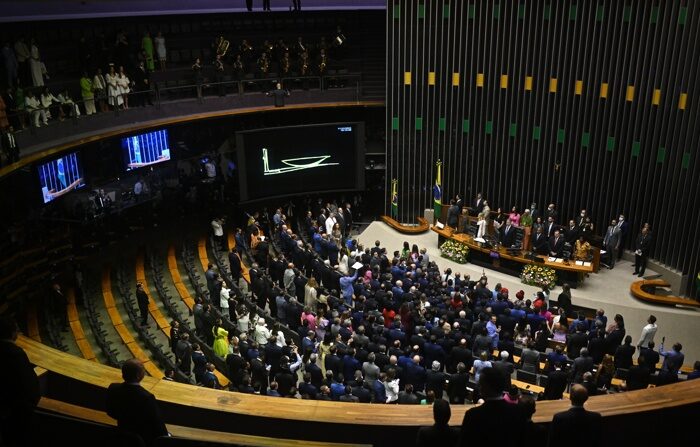 Foto de arquivo de sessão do Congresso Nacional, em Brasília (EFE/André Borges)