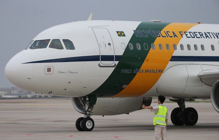 Avião presidencial do Brasil, em fotografia de arquivo (EFE/EPA/Wu Hong)