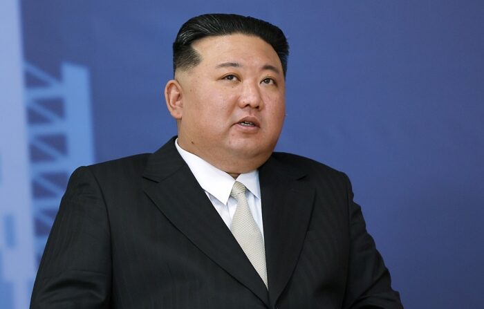 Fotografia de arquivo do líder norte-coreano, Kim Jong-un (EFE/EPA/VLADIMIR SMIRNOV / SPUTNIK / KREMLIN POOL)