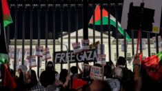 Manifestantes pró-Palestina vandalizam portão da Casa Branca e sacodem cercas