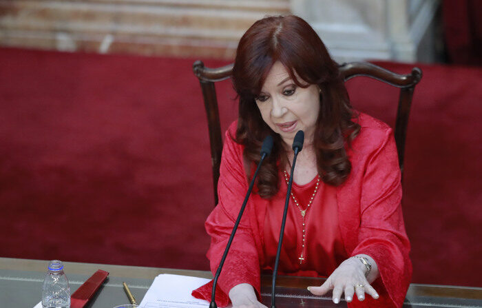 A ex-presidente da Argentina Cristina Fernández, em uma foto de arquivo (EFE/ Demian Alday Estevez).