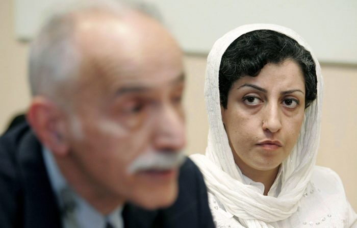 Narges Mohammadi, ganhadora do Prêmio Nobel da Paz, em imagem de arquivo. (EFE/Magali Girardin)