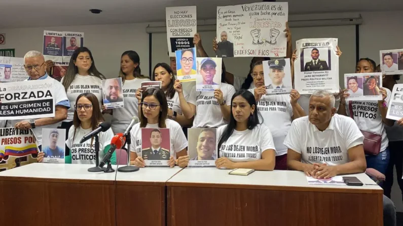 Parentes de presos políticos na Venezuela denunciaram o aumento das violações de direitos humanos e a existência de um novo centro de tortura na prisão de Rodeo I (Foto: Reprodução redes sociais / @VenteDDDHH)
