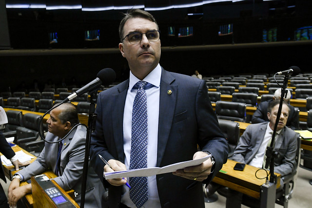 Senador Flávio Bolsonaro (PL-RJ) (Foto: Jefferson Rudy/Agência Senado)