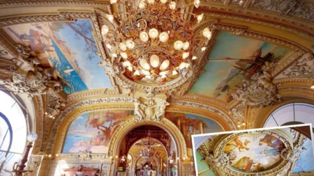 Este lindo restaurante de 124 anos em Paris parece um vagão de luxo