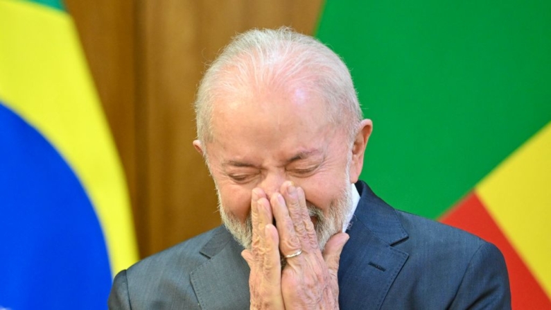 O presidente brasileiro Luiz Inácio Lula da Silva no Palácio do Planalto, em Brasília, em 23 de maio de 2024 (Foto: EVARISTO SA/AFP via Getty Images)