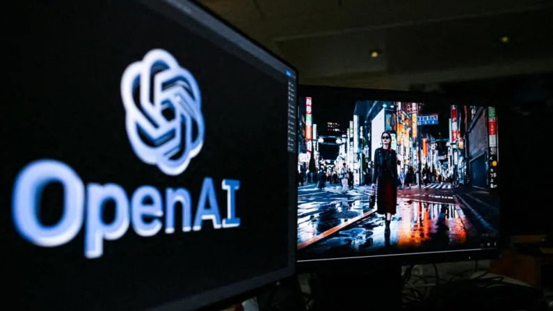 Uma foto mostra o frame de um vídeo gerado por uma nova ferramenta de inteligência artificial, batizada de “Sora”, divulgada pela empresa OpenAI, em Paris, em 16 de fevereiro de 2024. (Stefano Rellandini/AFP via Getty Images)
