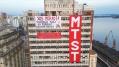 MTST invade antigo prédio do INSS em Porto Alegre