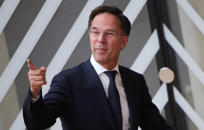 Foto de arquivo do primeiro-ministro holandês Mark Rutte, que deverá ser formalmente nomeado secretário-geral da OTAN na próxima semana pelo Conselho do Atlântico Norte, o principal órgão de decisão política da OTAN (EFE/EPA/Olivier matthys)