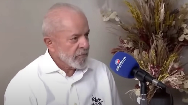 Presidente Lula em entrevista à rádio de Salvador (Foto: Reprodução/ CanalGov)