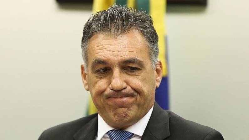 Guilherme Campos, durante audiência pública da Comissão de Legislação Participativa para debater a situação da Empresa Brasileira de Correios e Telégrafos em 2017 (Foto: Marcelo Camargo/Agência Brasil)