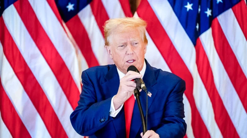 O ex-presidente e candidato presidencial republicano Donald Trump na Trump Tower em 31 de maio de 2024 na cidade de Nova York. (David Dee Delgado/Getty Images)