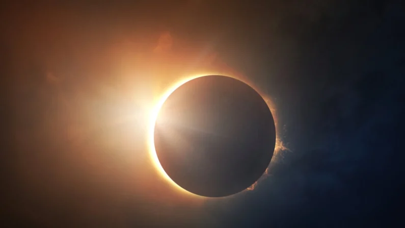 Os eclipses solares fascinam as pessoas há milênios, e muitas culturas antigas desenvolveram mitos para explicar por que ocorreram. (Amanda Carden/Shutterstock)
