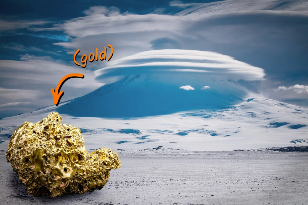 Este vulcão na Antártica vomita peças de ouro todos os dias—mas por quê?