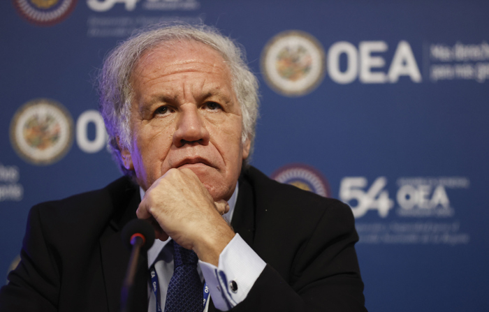 Foto de arquivo do secretário-geral da OEA, Luis Almagro (EFE/ Bienvenido Velasco)