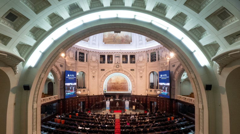 Conferência Internacional para parlamentares jovens NextGen Leadership 2024 na  Assembleia Legislativa do Rio de Janeiro em agosto de 2024 (Foto: Andre Muzell)