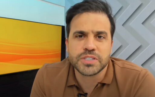 Pablo Marçal durante entrevista ao canal TV Brasil Central em 2022 (Foto: Reprodução/TV Brasil Central)